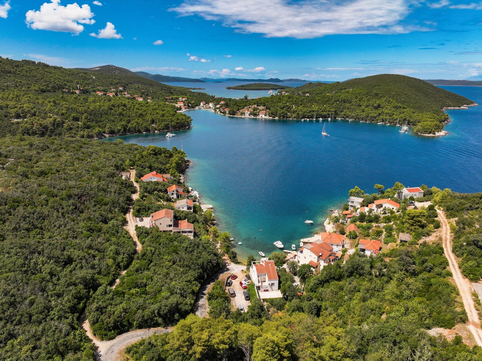 Aerial view of the wider bay