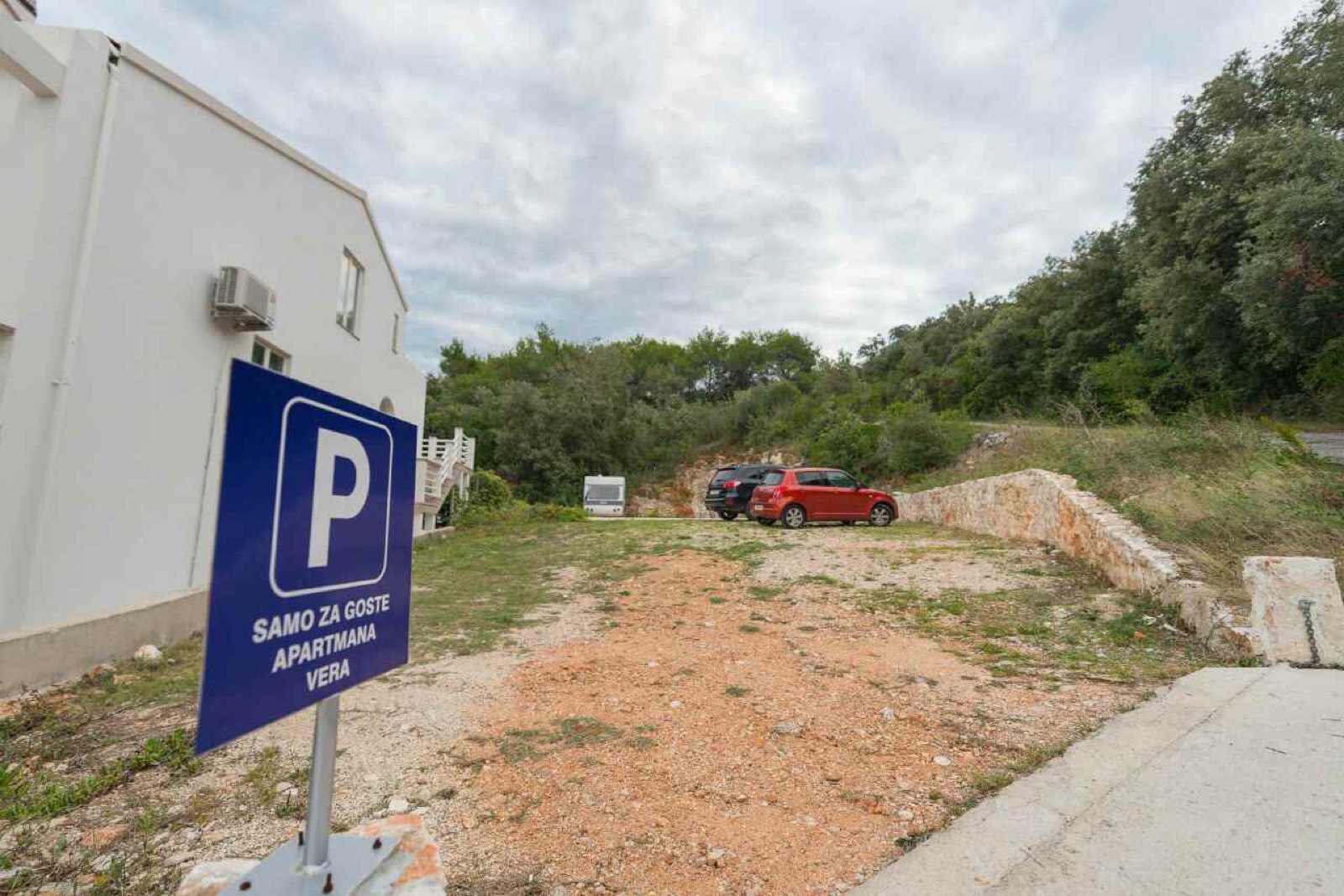 On-site guest parking